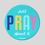 Kerusso Car Coaster Just Pray