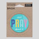 Kerusso Car Coaster Just Pray