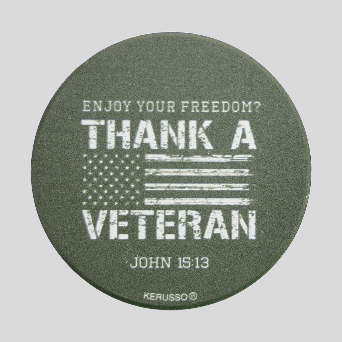 Kerusso Car Coaster Thank A Veteran