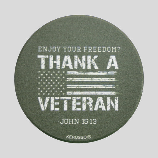 Kerusso Car Coaster Thank A Veteran