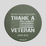 Kerusso Car Coaster Thank A Veteran