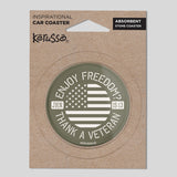 Kerusso Car Coaster Thank A Veteran