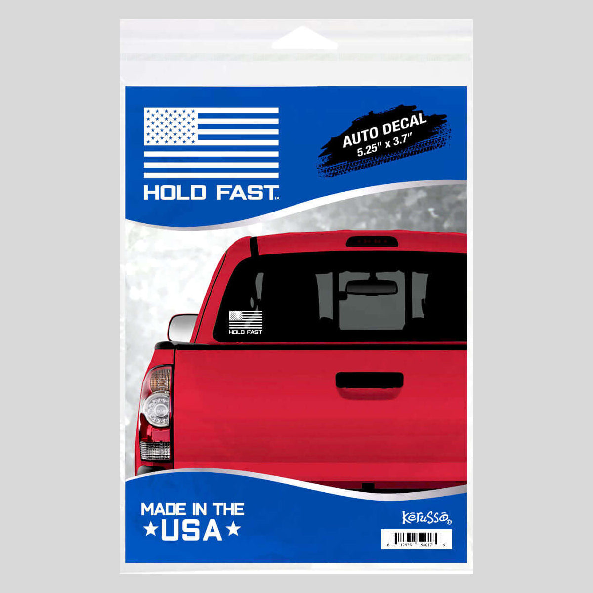 HOLD FAST Flag Logo Vinyl Auto Decal Main image