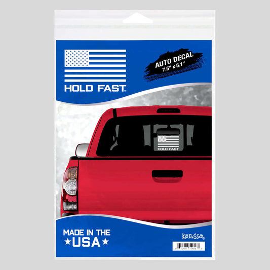 HOLD FAST Flag Logo Vinyl Auto Decal