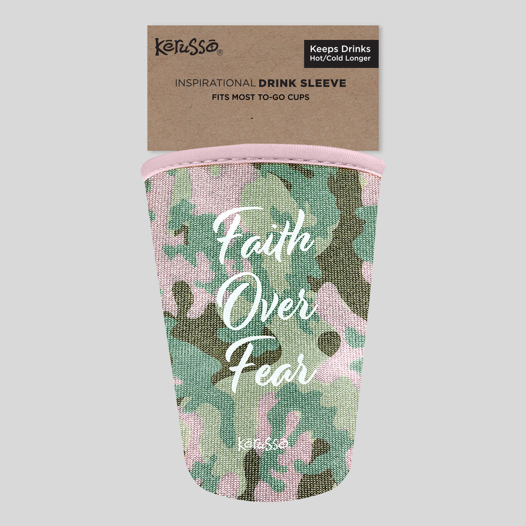 Kerusso Drink Sleeve Faith Over Fear