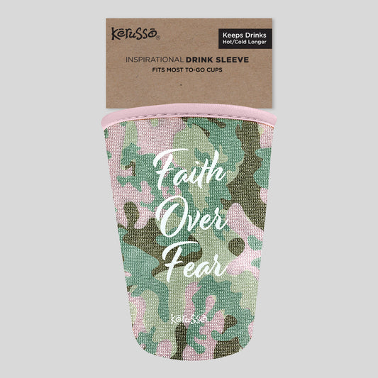 Kerusso Drink Sleeve Faith Over Fear