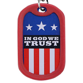 Faith Gear Dogtag Necklace In God We Trust