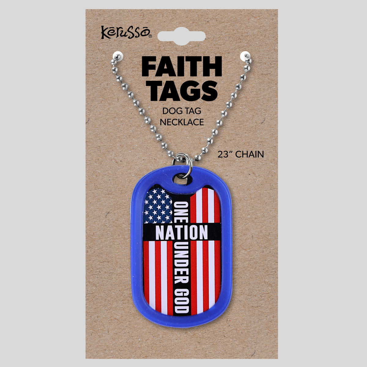 Faith Gear Dogtag Necklace One Nation Main image