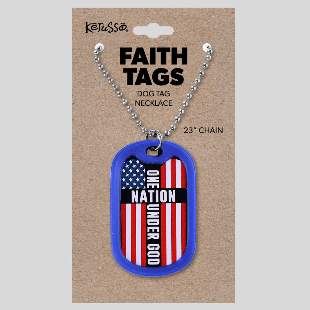 Faith Gear Dogtag Necklace One Nation