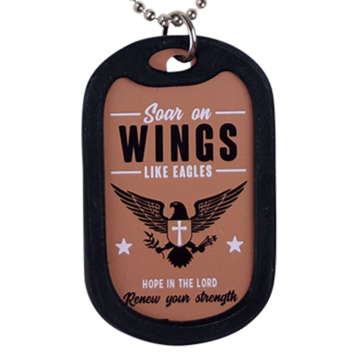 faith gear Faith Gear Dogtag Necklace Wings
