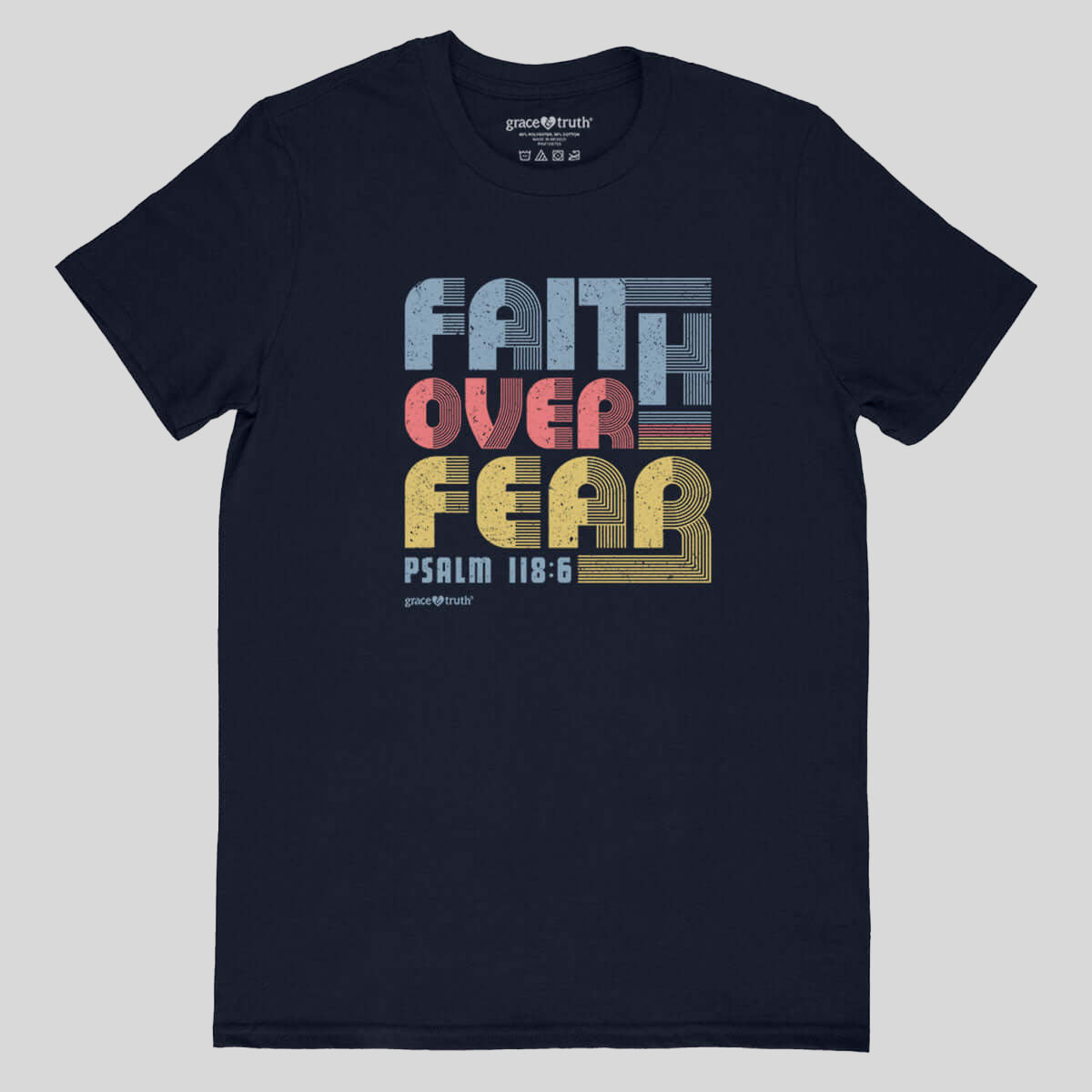 Grace & Truth Faith Over Fear T-Shirt For Women Main image
