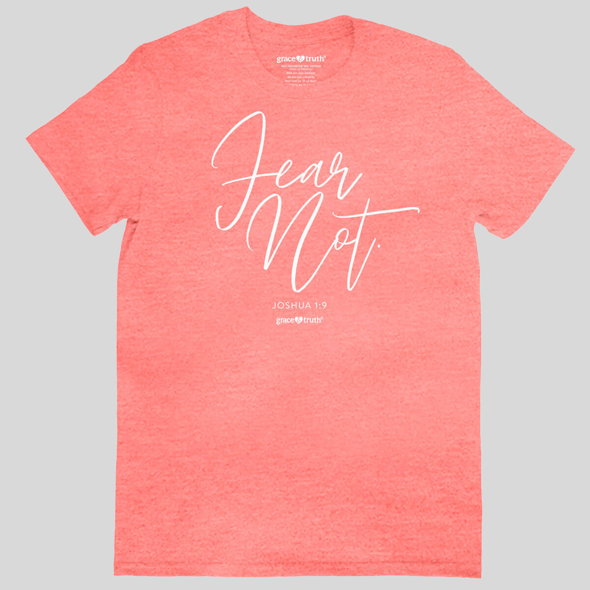 grace & truth Womens T-Shirt Fear Not