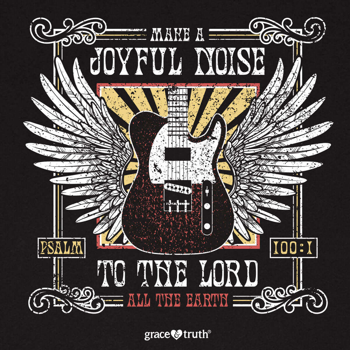 grace & truth Womens T-Shirt Joyful Noise