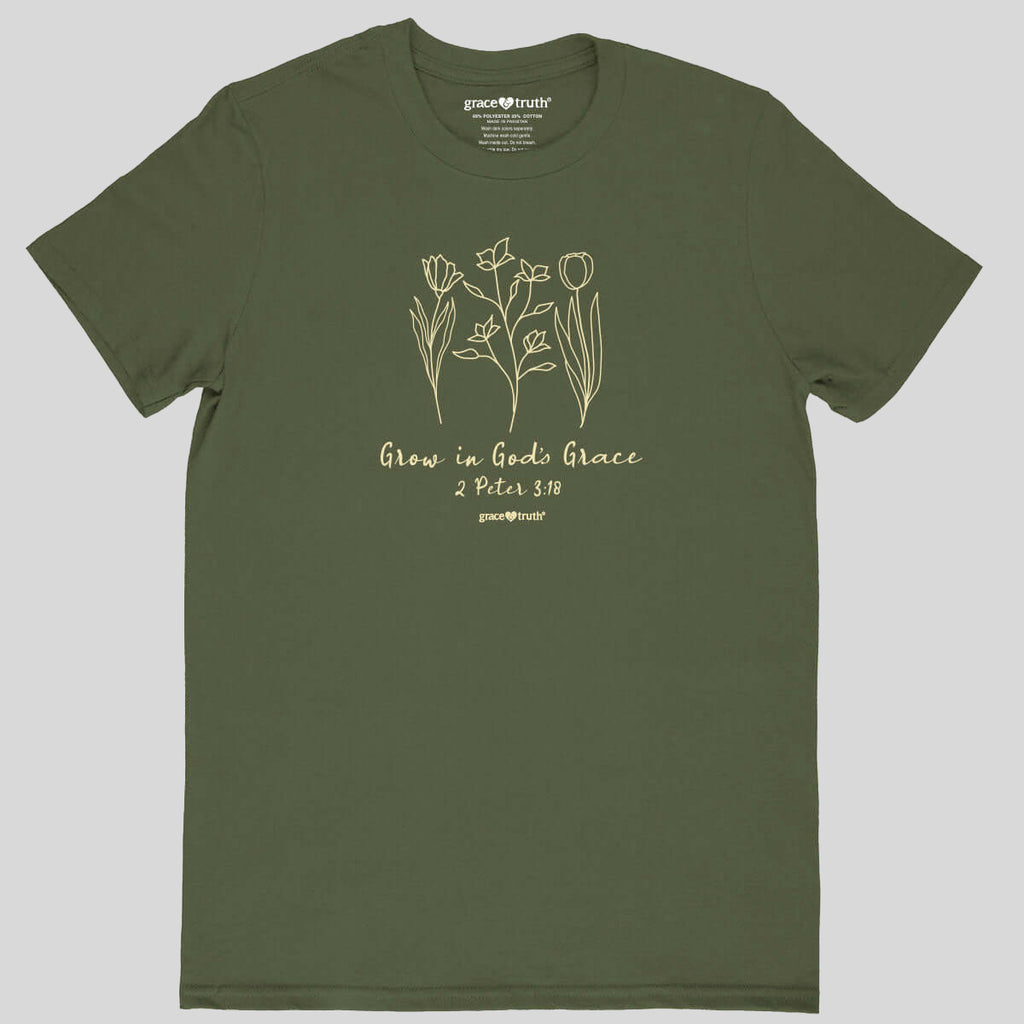 grace & truth Womens T-Shirt Grow In Grace