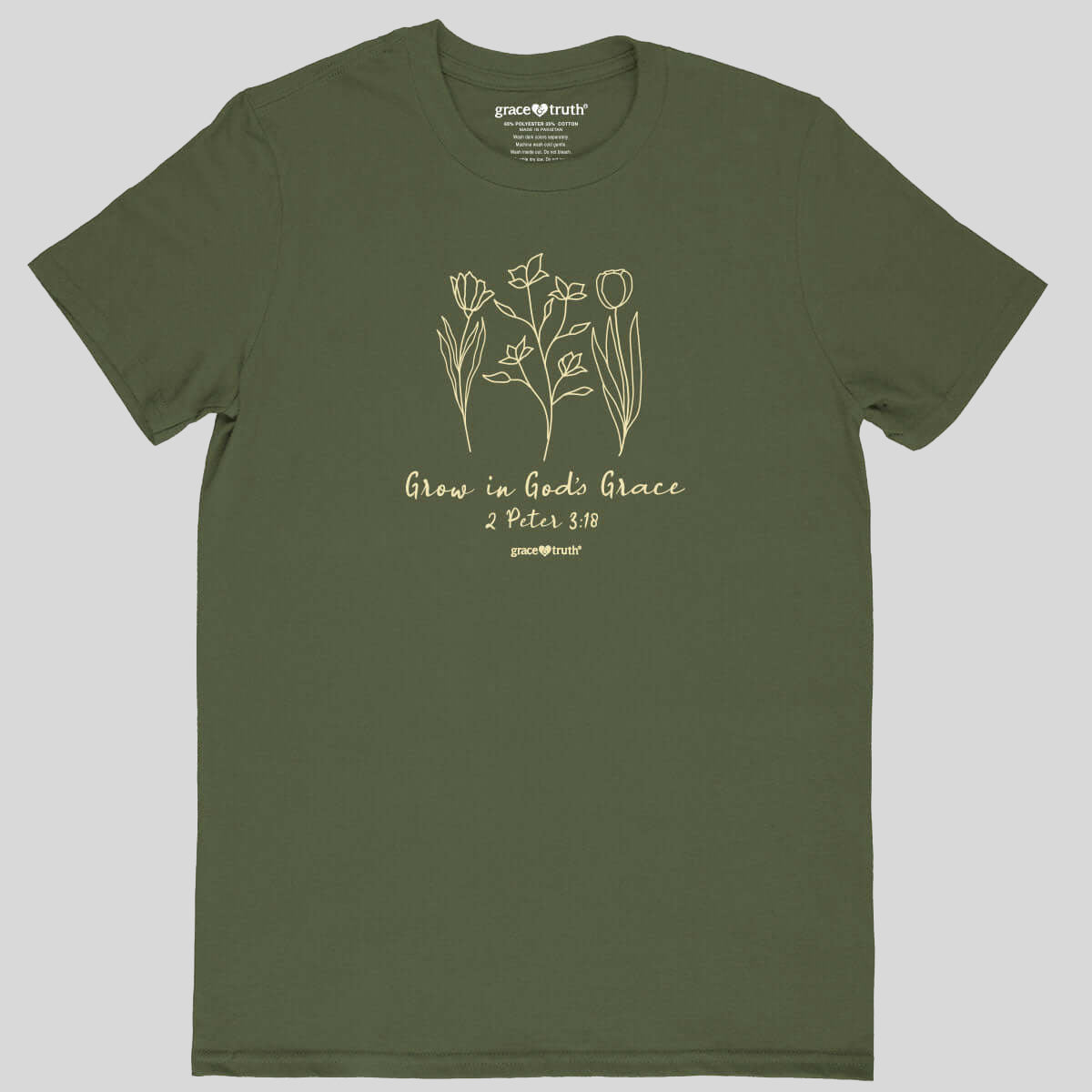 grace & truth Womens T-Shirt Grow In Grace