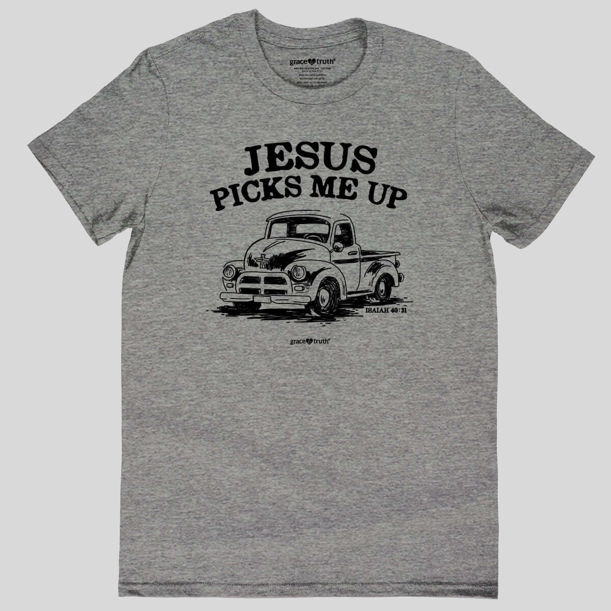 grace & truth Womens T-Shirt Jesus Picks Me Main image