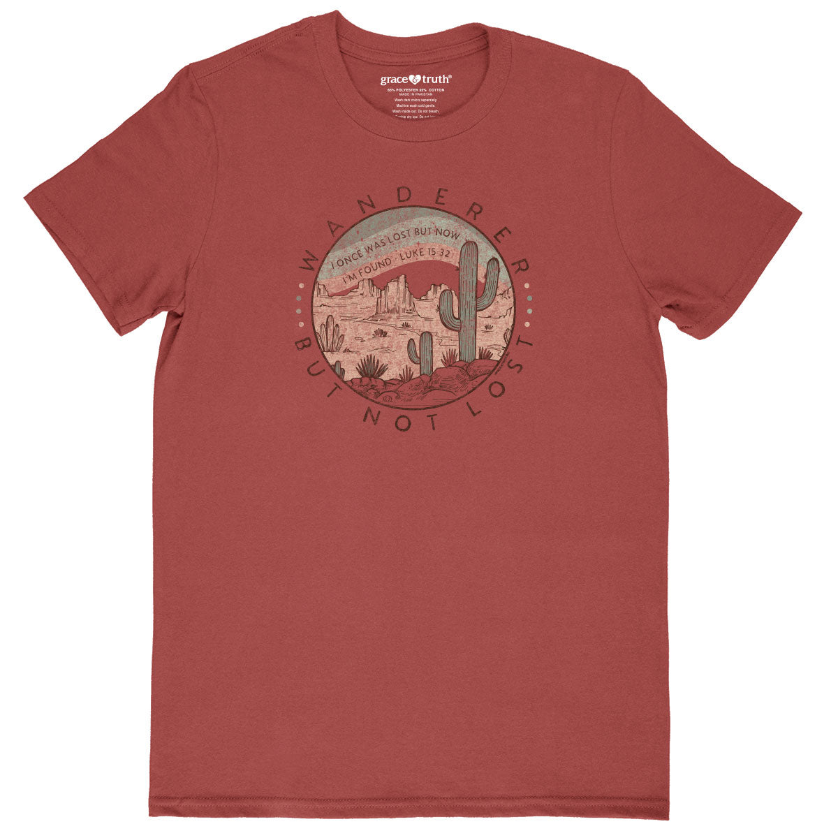 grace & truth Womens T-Shirt Wanderer Guided By Faith