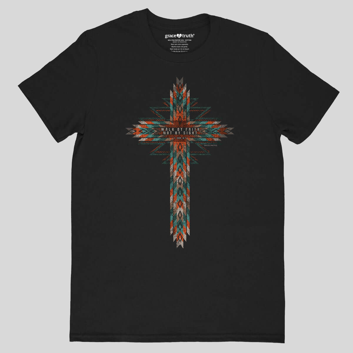 grace & truth Womens T-Shirt Southwestern Cross Main image