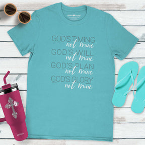 grace & truth Womens T-Shirt God's Plan