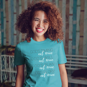 grace & truth Womens T-Shirt God's Plan