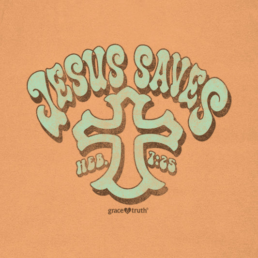grace & truth Womens T-Shirt Jesus Saves Hebrews 7:25