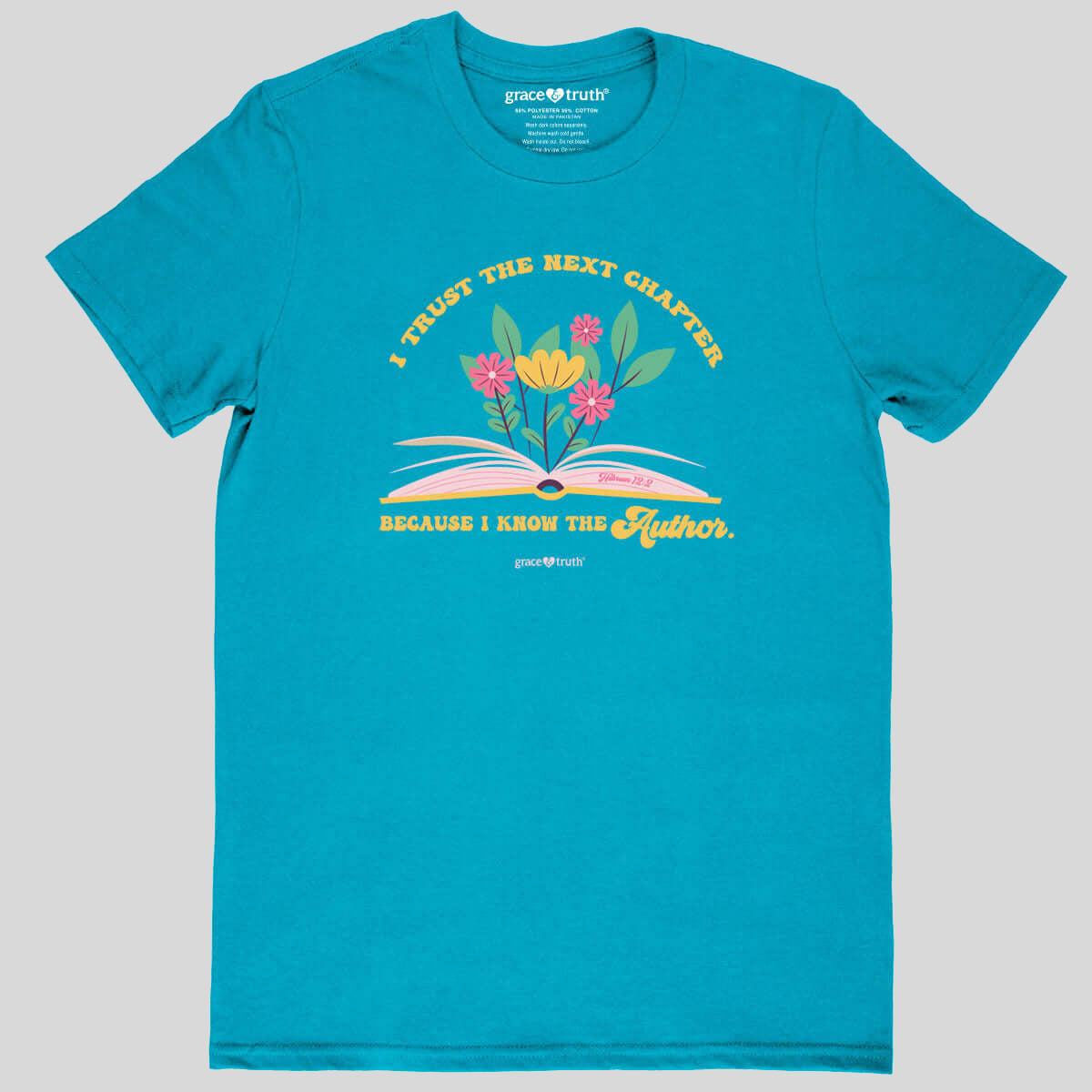 grace & truth Womens T-Shirt Fix Your Eyes On Jesus