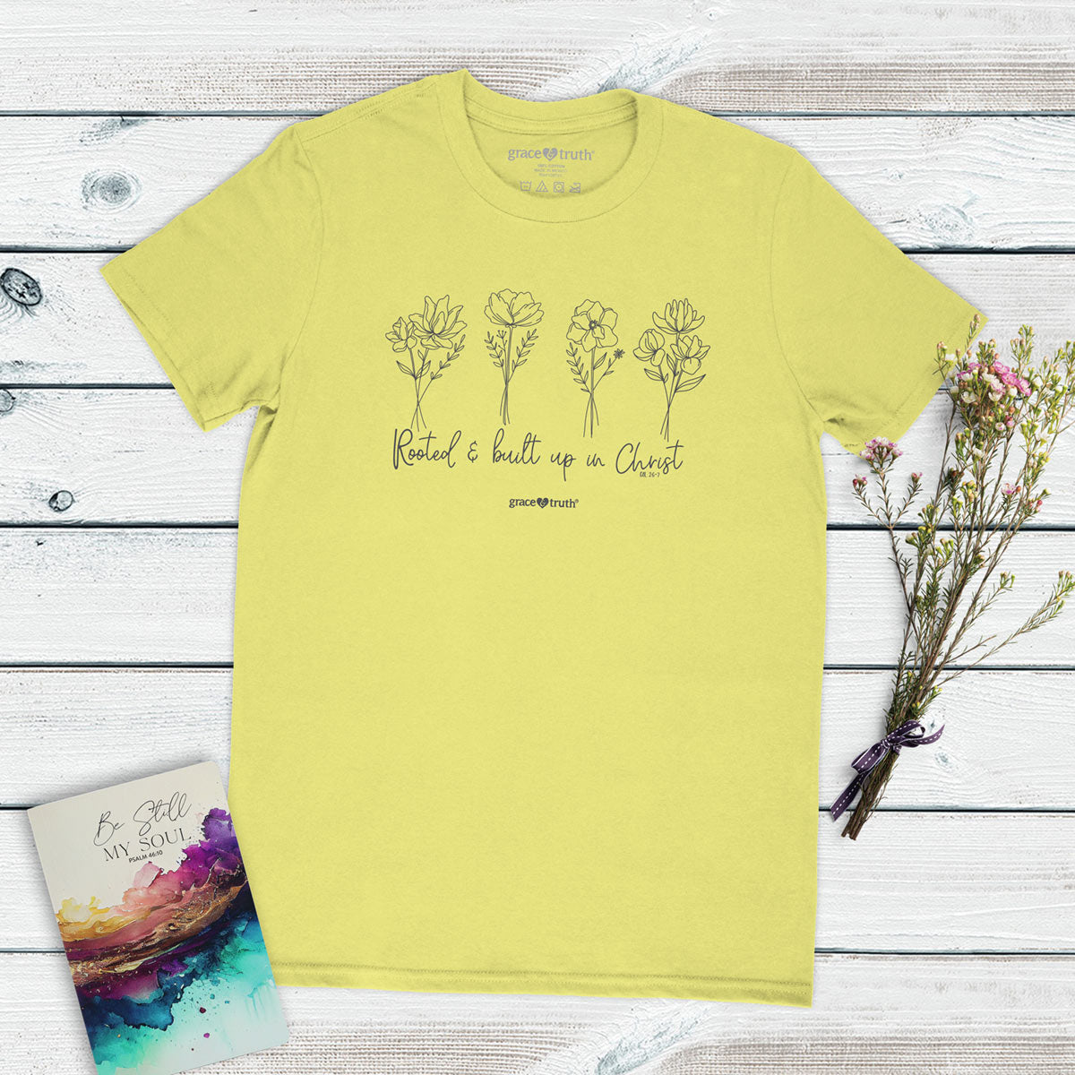 grace & truth Womens T-Shirt Rooted In Christ