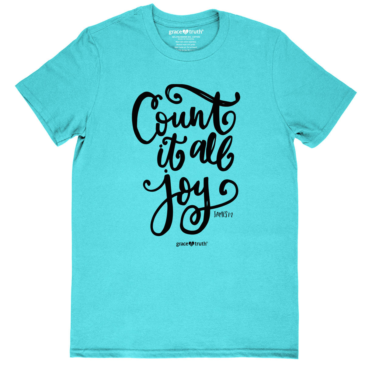 grace & truth Womens T-Shirt Count It All Joy
