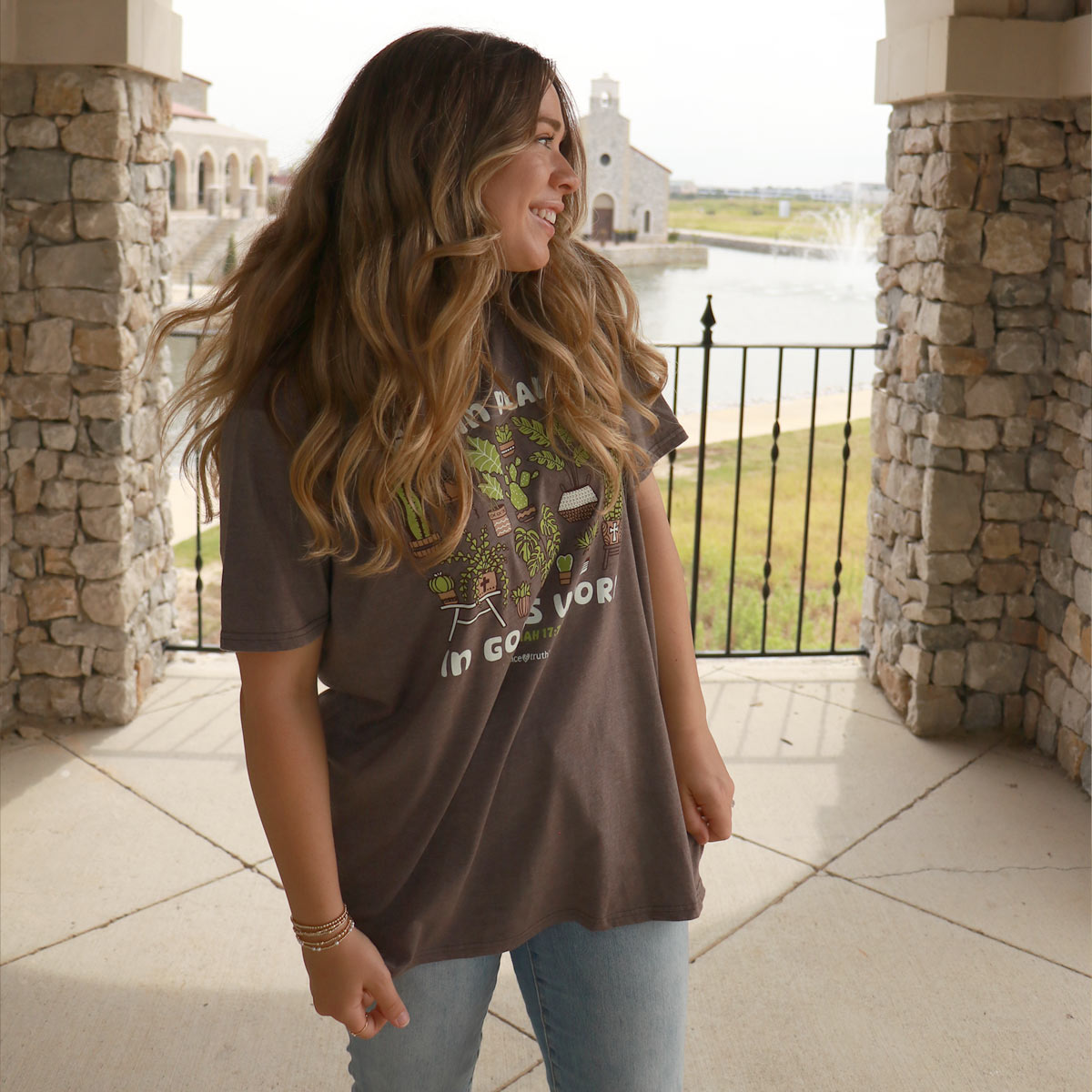 grace & truth Womens T-Shirt Plants