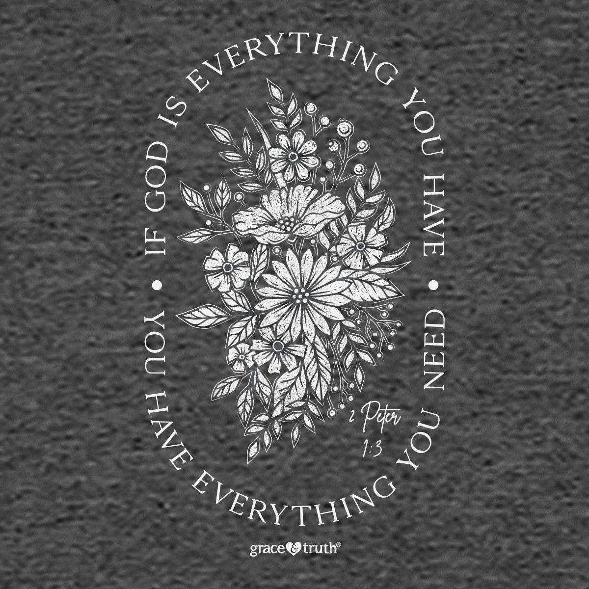 grace & truth Womens T-Shirt God Is Everything Secondary image
