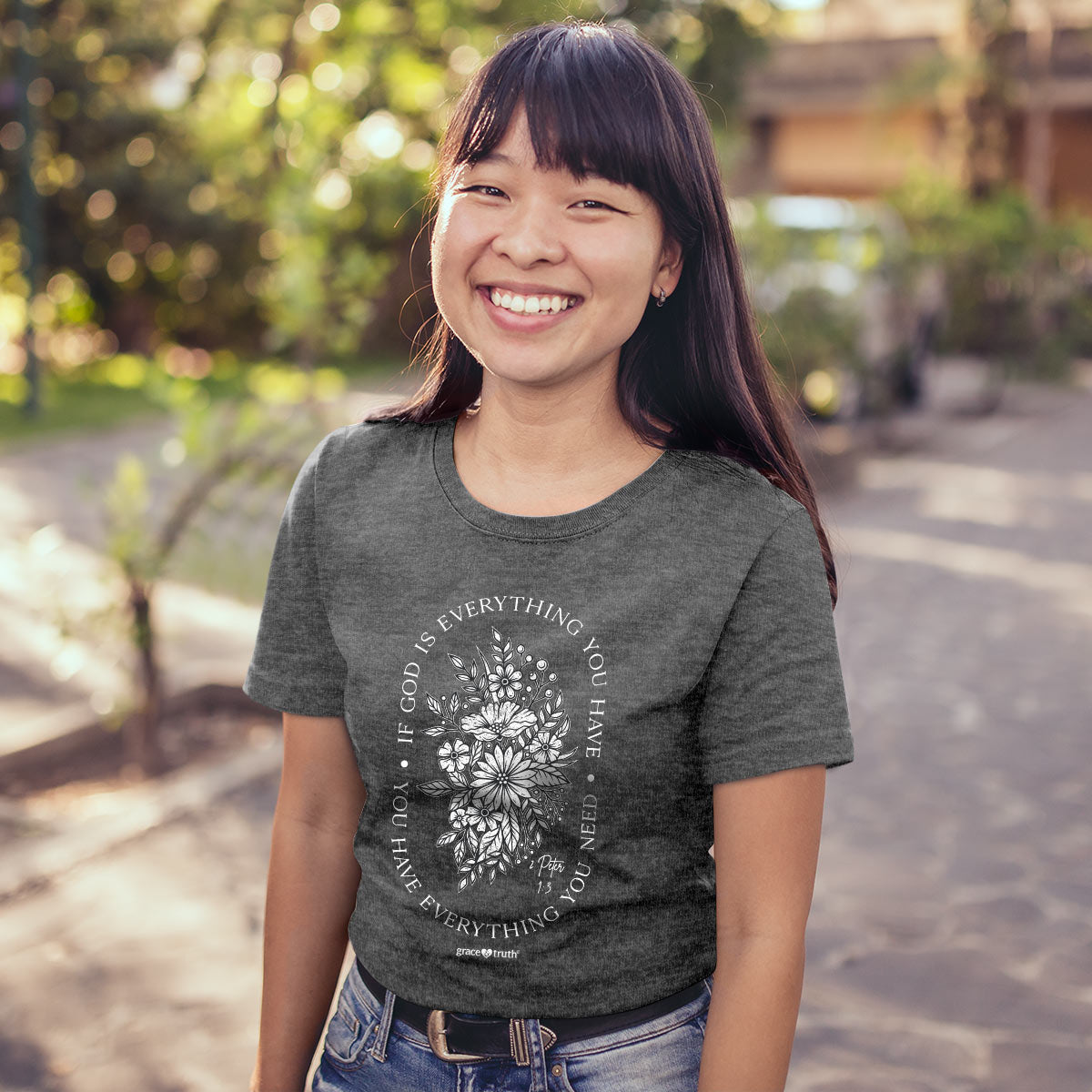 grace & truth Womens T-Shirt God Is Everything