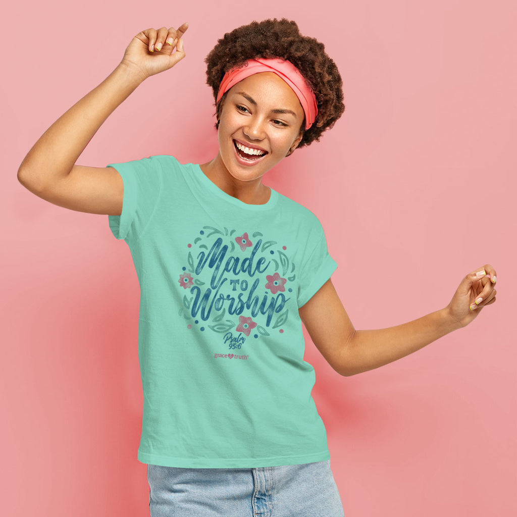 grace & truth Womens T-Shirt Worship