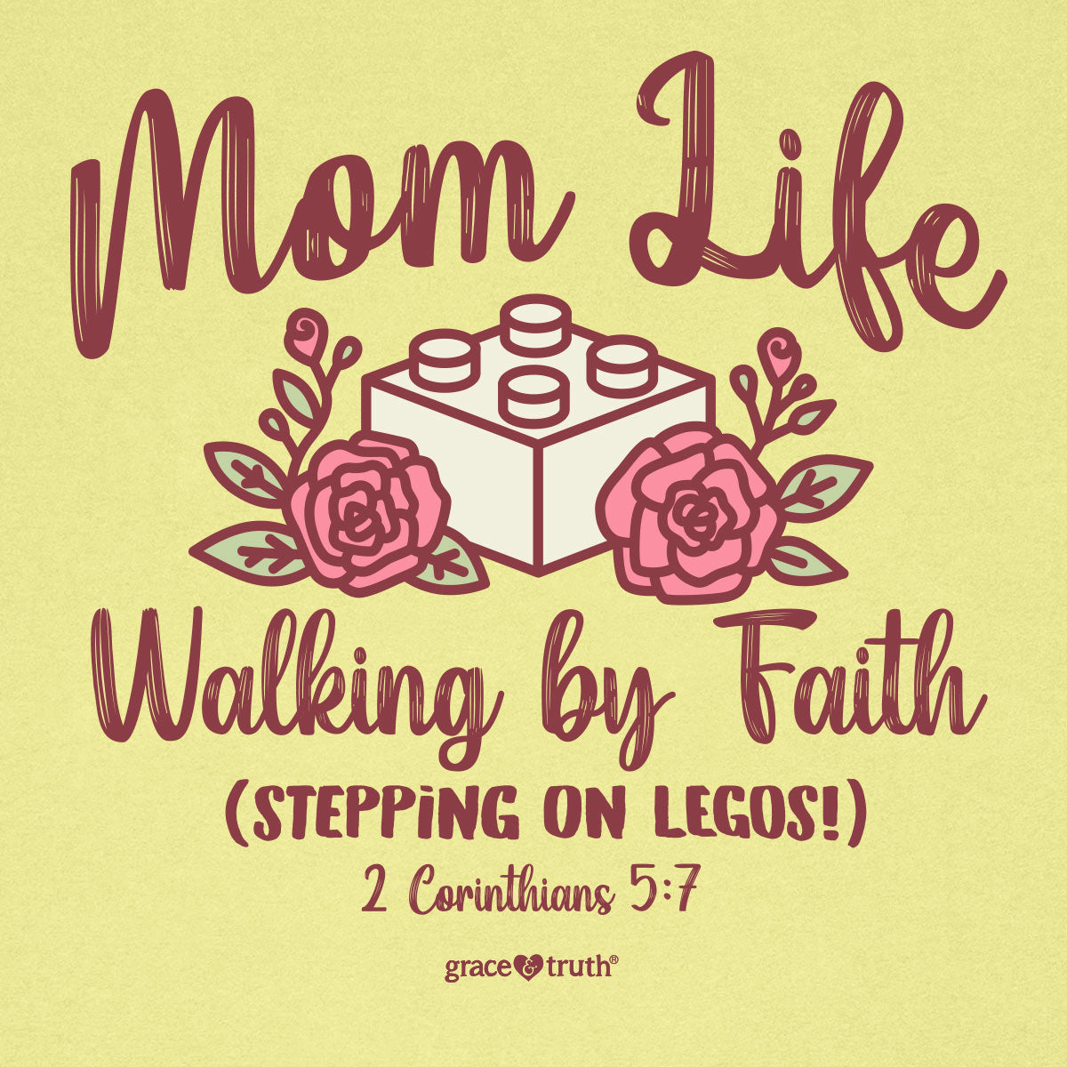 grace & truth Womens T-Shirt Mom Secondary image