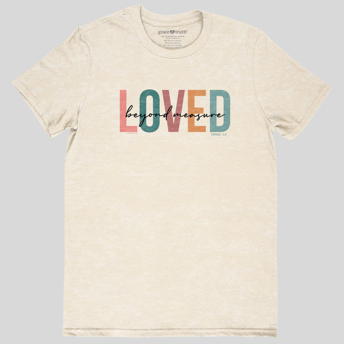 grace & truth Womens T-Shirt Loved Main image