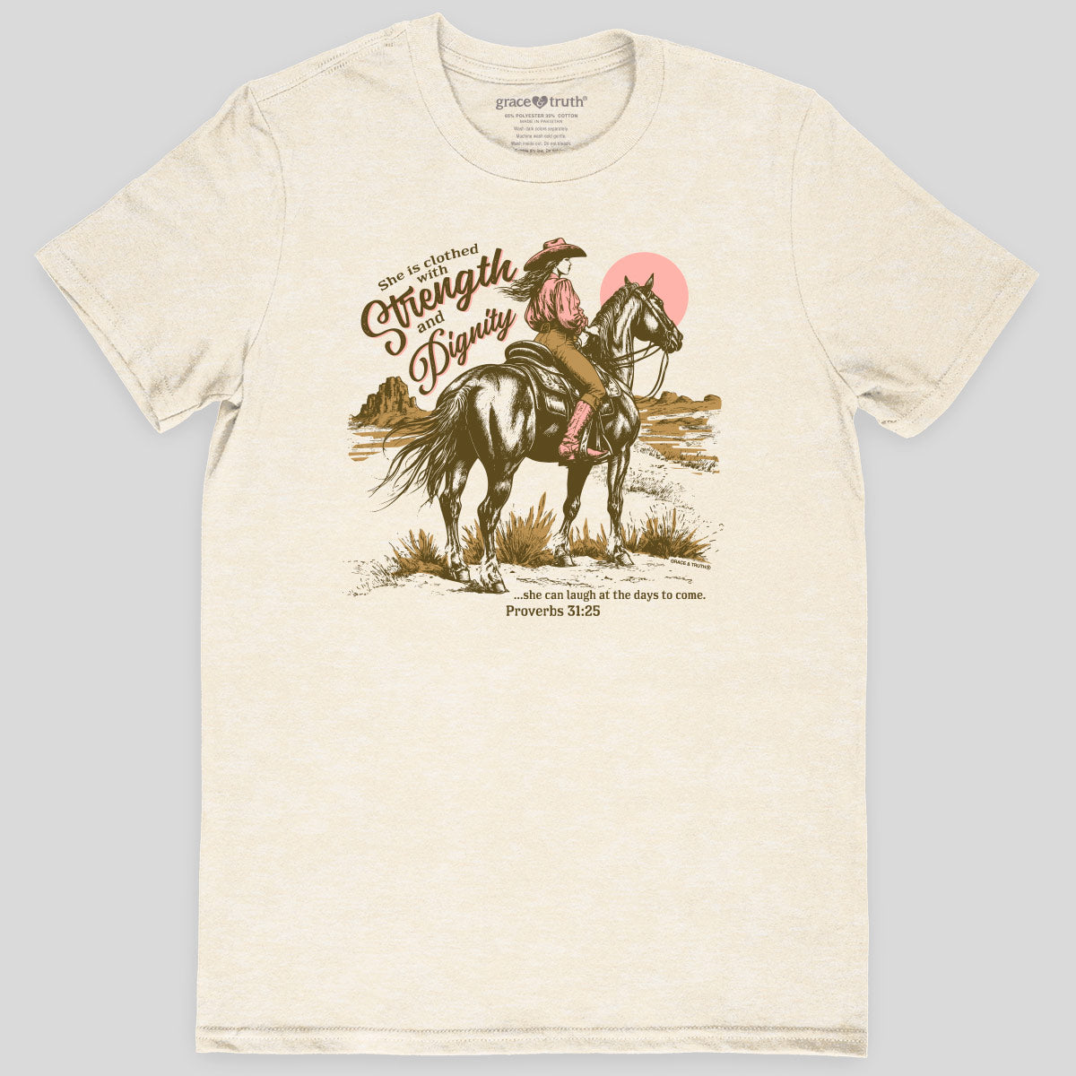 grace & truth Womens T-Shirt Cowgirl Strength Main image