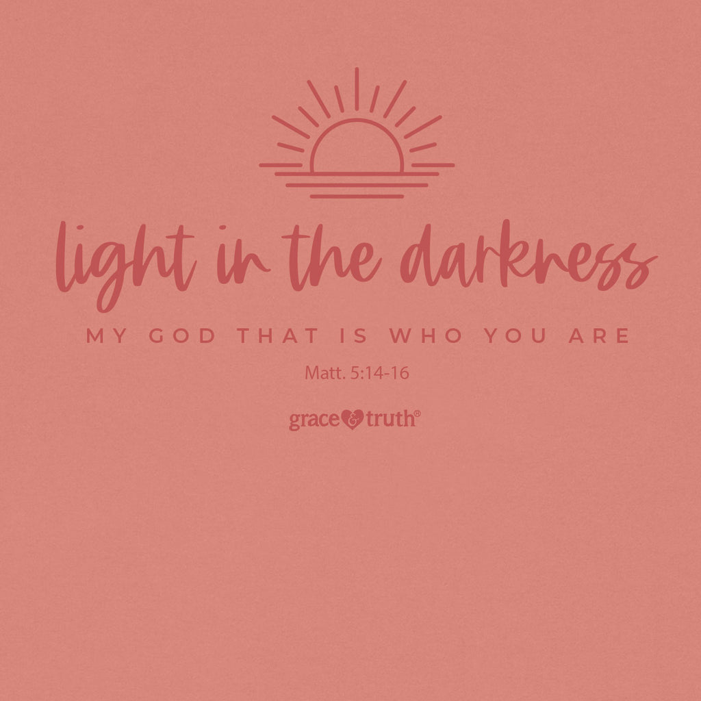 grace & truth Womens T-Shirt Light In The Darkness