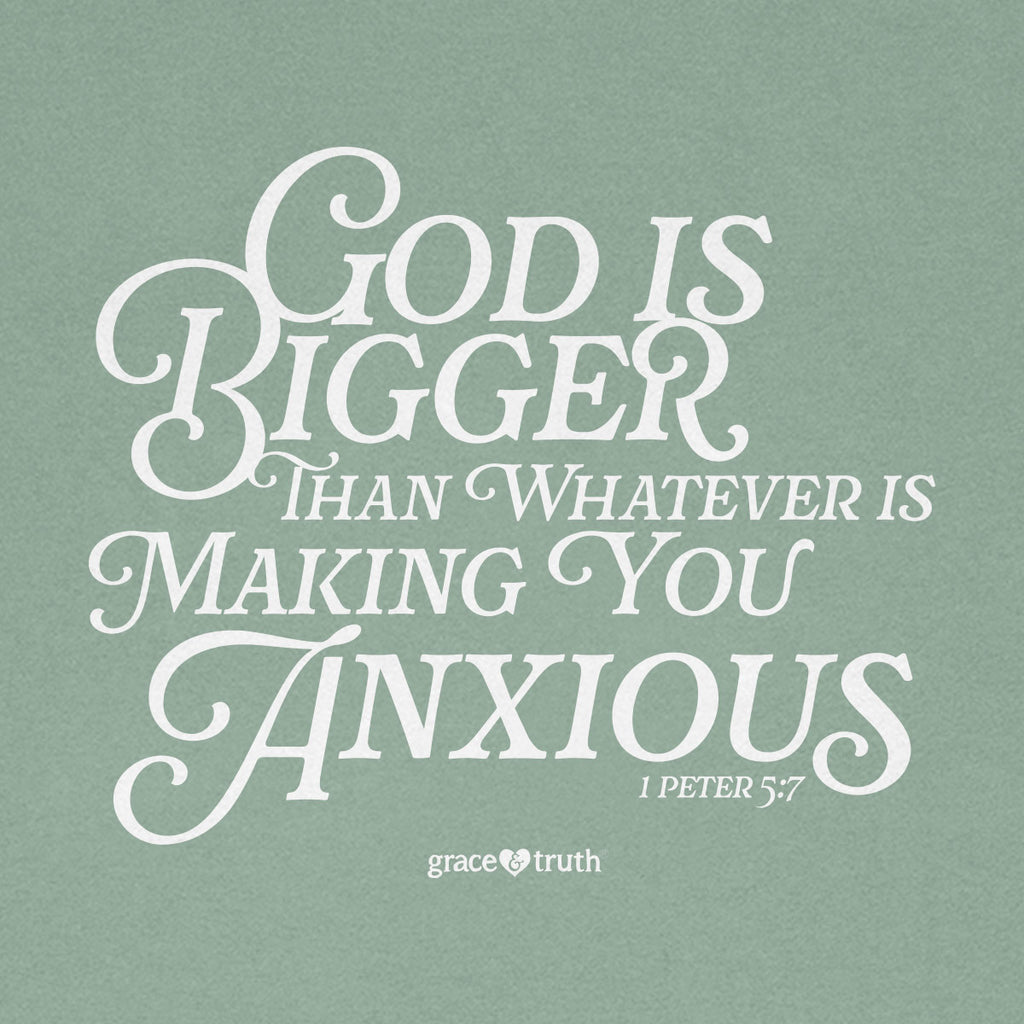grace & truth Womens T-Shirt God Is Bigger