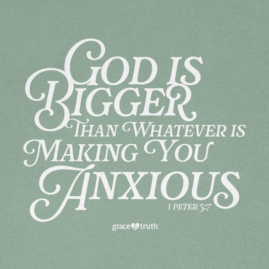 grace & truth Womens T-Shirt God Is Bigger