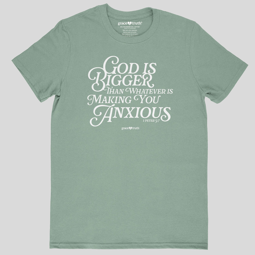grace & truth Womens T-Shirt God Is Bigger