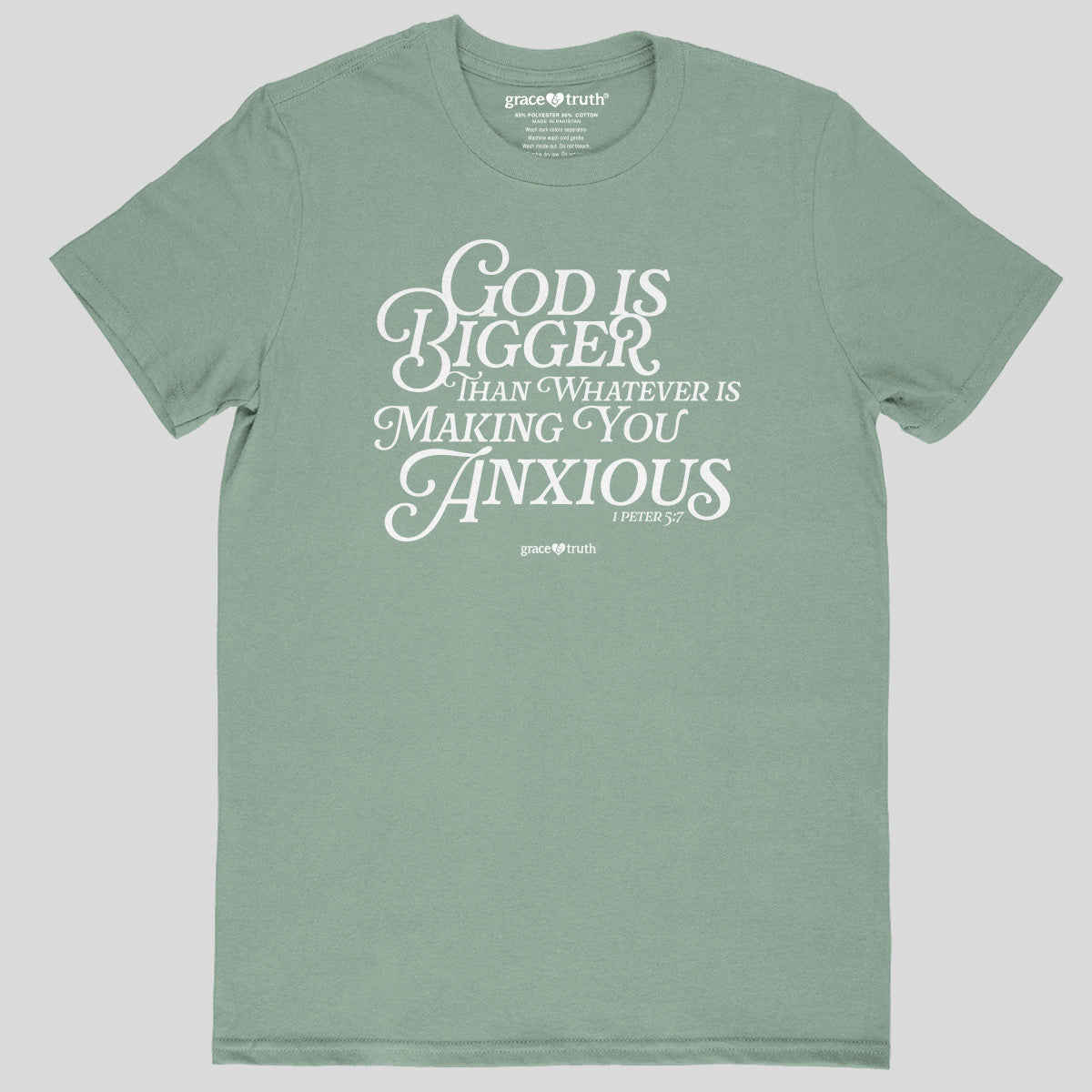 grace & truth Womens T-Shirt God Is Bigger