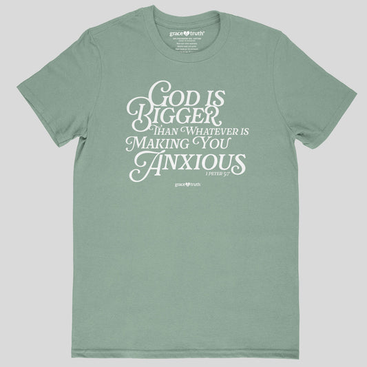 grace & truth Womens T-Shirt God Is Bigger