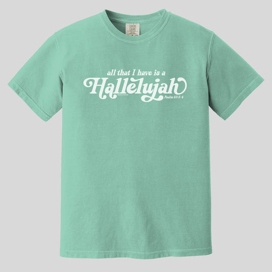 grace & truth Womens T-Shirt Hallelujah