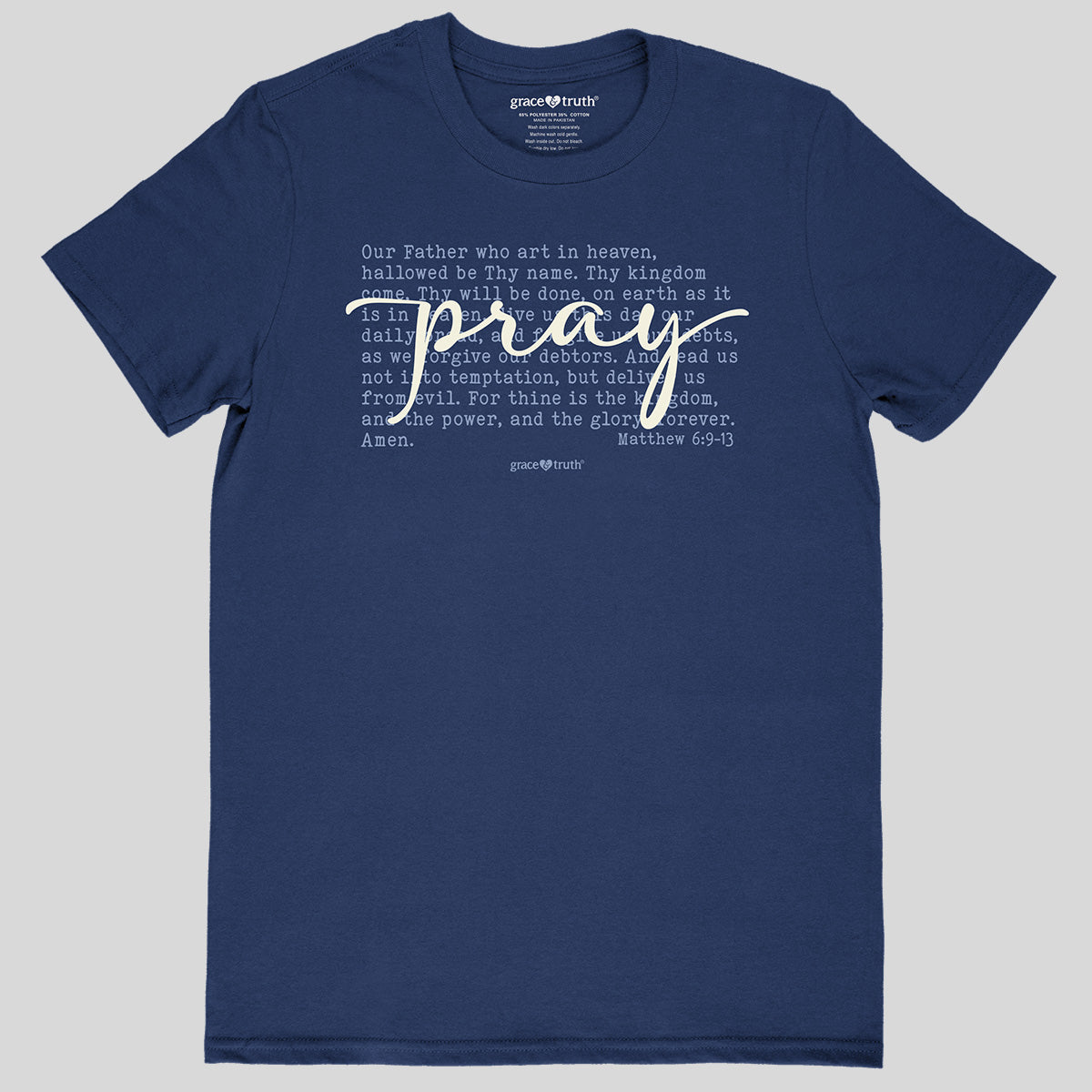 grace & truth Womens T-Shirt Lord's Prayer Main image