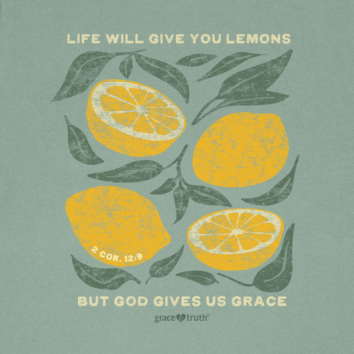 grace & truth Womens T-Shirt Lemons Secondary image