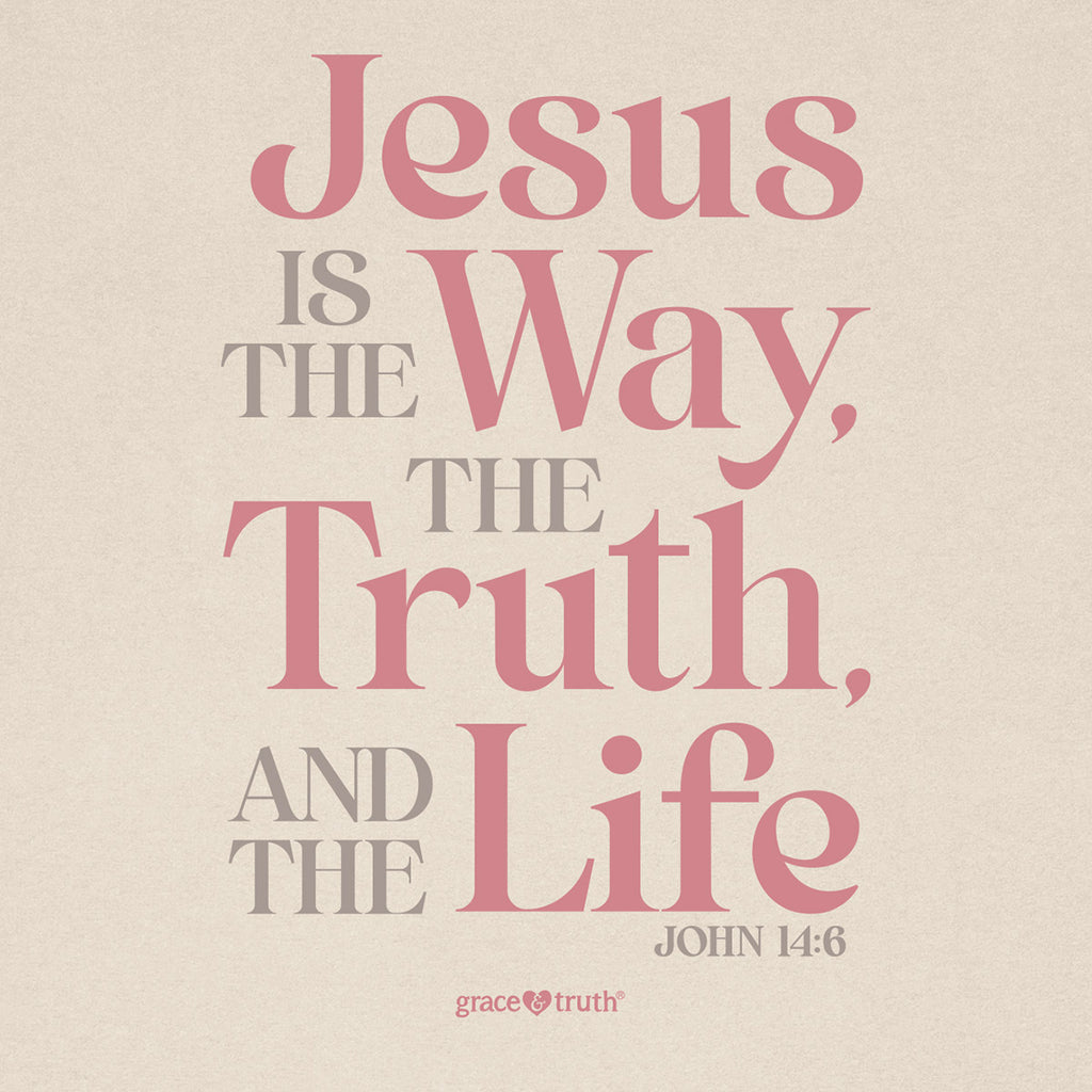 grace & truth Womens T-Shirt Way Truth Life