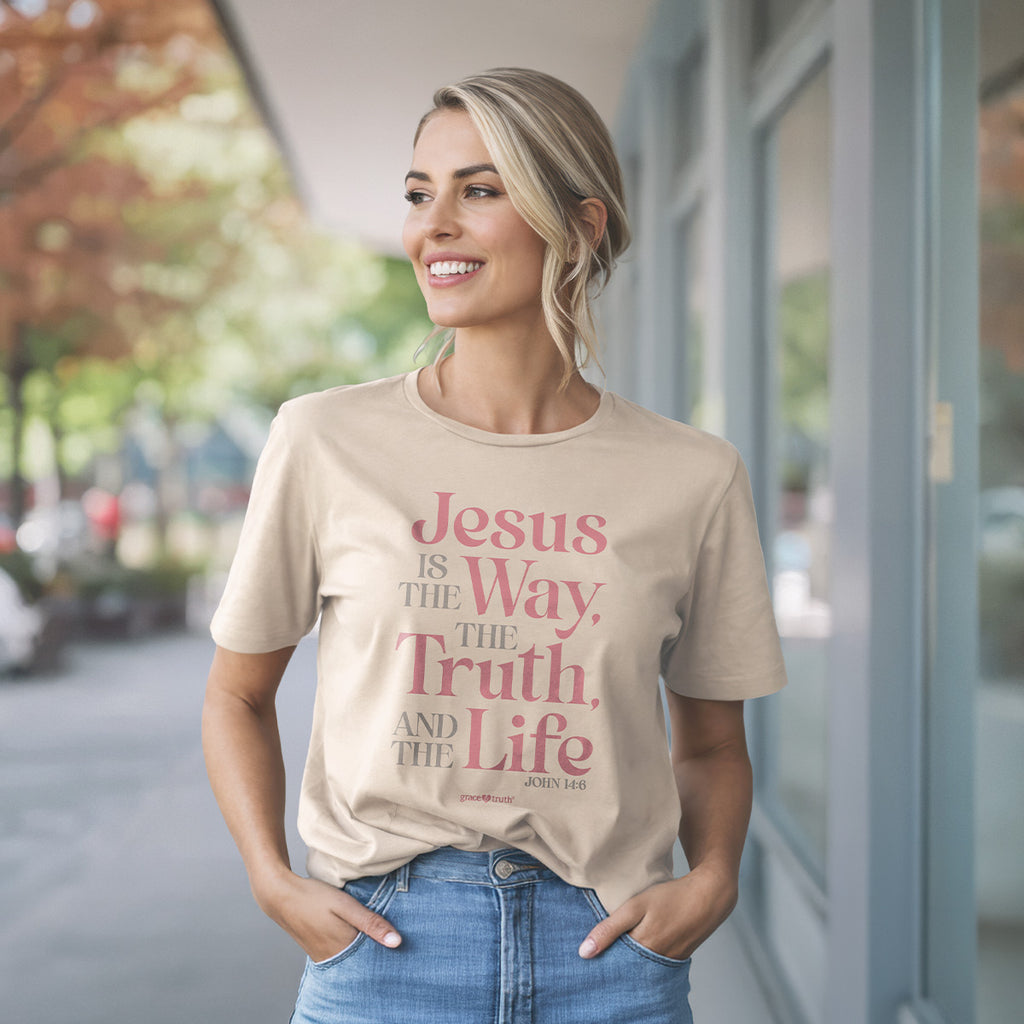 grace & truth Womens T-Shirt Way Truth Life