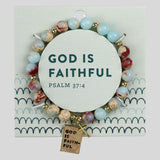grace & truth God Is Faithful Keepsake Bracelet