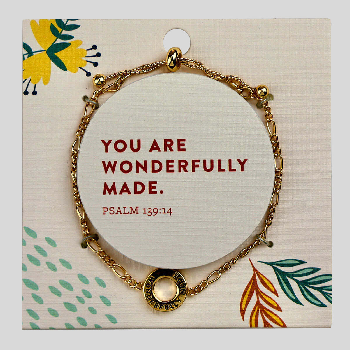 grace & truth Wonderfully Made Keepsake Bracelet