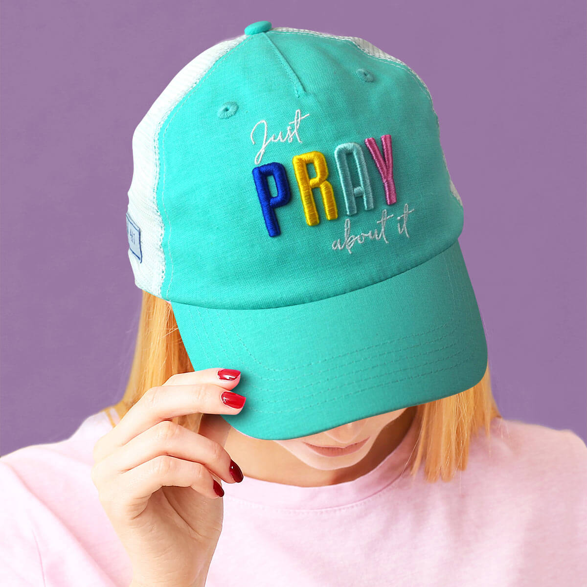 grace & truth Womens Cap Just Pray About It