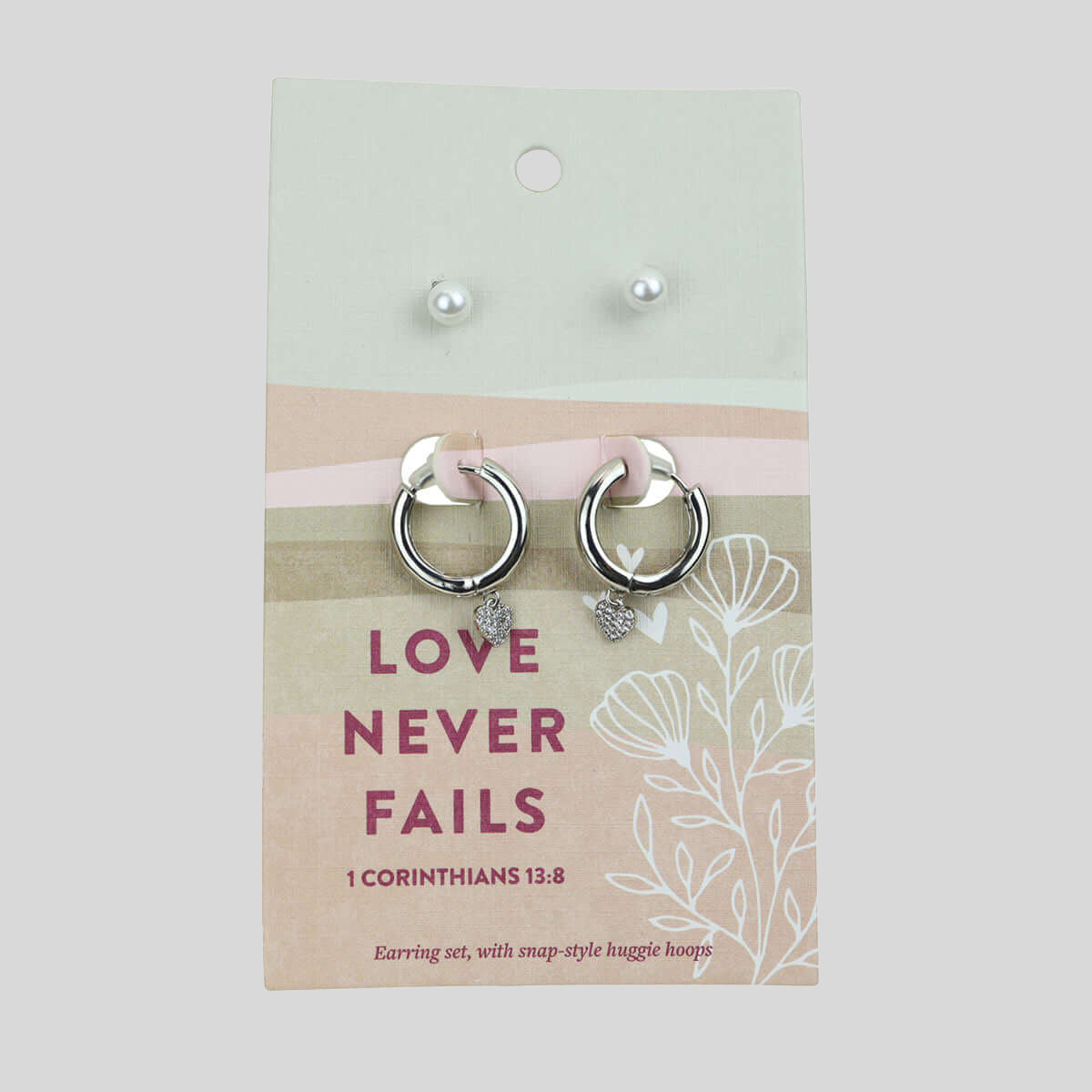 grace & truth Womens Earrings Love Never Fails Main image